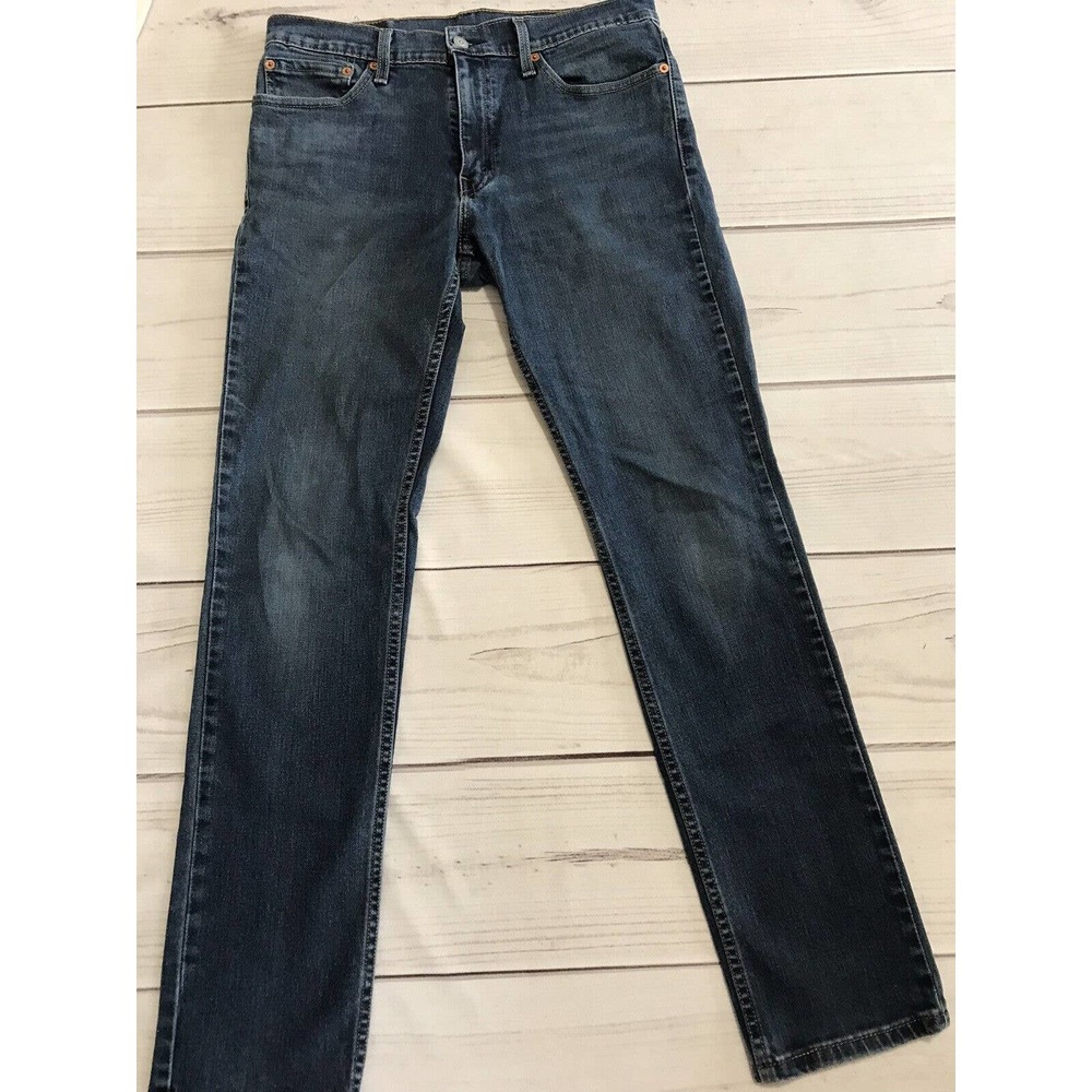 Levis 511 Jeans Mens Size 32 x 32 Medium Wash Blue Slim Fit Denim